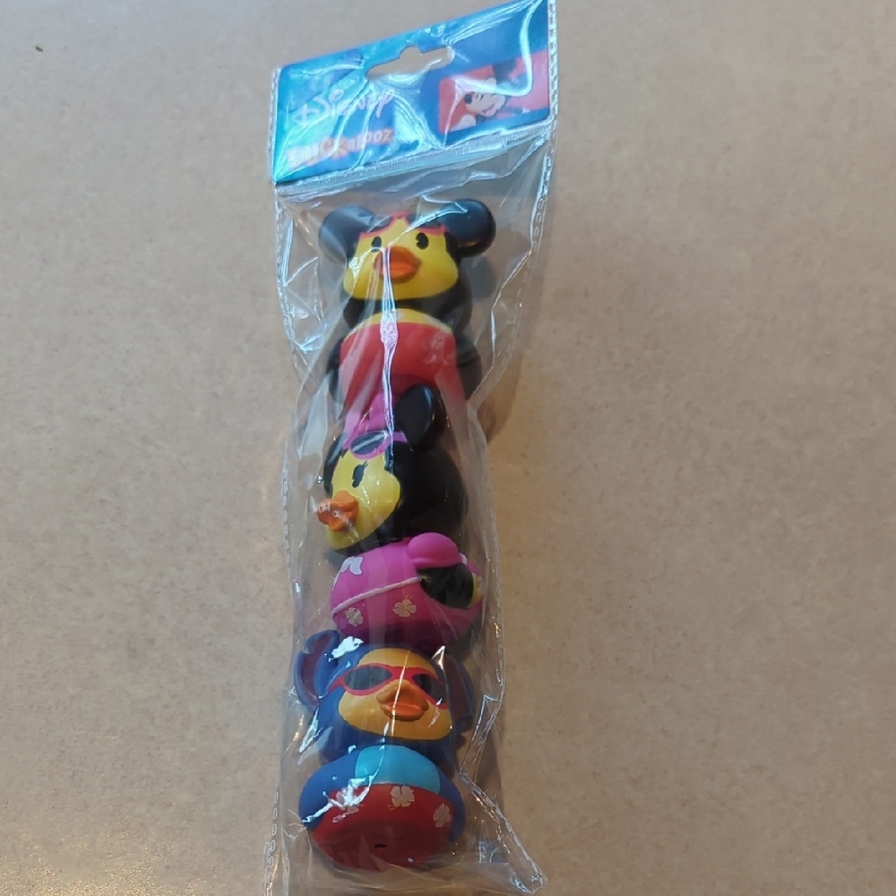 Disney Mini Rubber Ducky Set Of 3 New